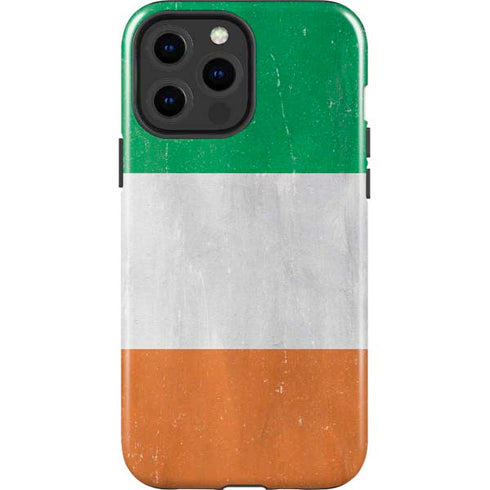 Ireland Flag Distressed iPhone 15 Pro Max Impact Case